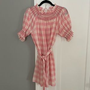 Like new DÔEN Sureau Dress in Rosette Gingham